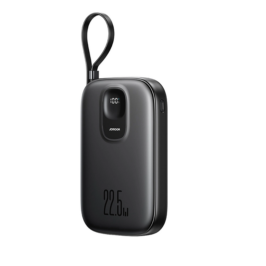 Externer Akku Joyroom JR-PBF18, 10000mAh, 22.5W, QC + PD, 1 x Lightning - 1 x USB-A - 1 x USB-C, Schwarz