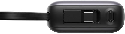 Batteria Esterna Joyroom JR-PBF27, 10000mAh, 22.5W, PD, 1 x Lightning - 2 x USB-C, Nera