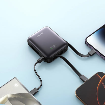 Batteria Esterna Joyroom JR-PBF27, 10000mAh, 22.5W, PD, 1 x Lightning - 2 x USB-C, Nera