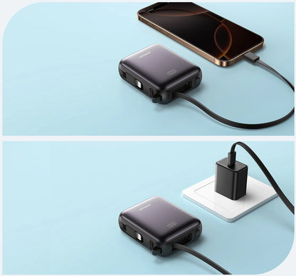 Batteria Esterna Joyroom JR-PBF27, 10000mAh, 22.5W, PD, 1 x Lightning - 2 x USB-C, Nera