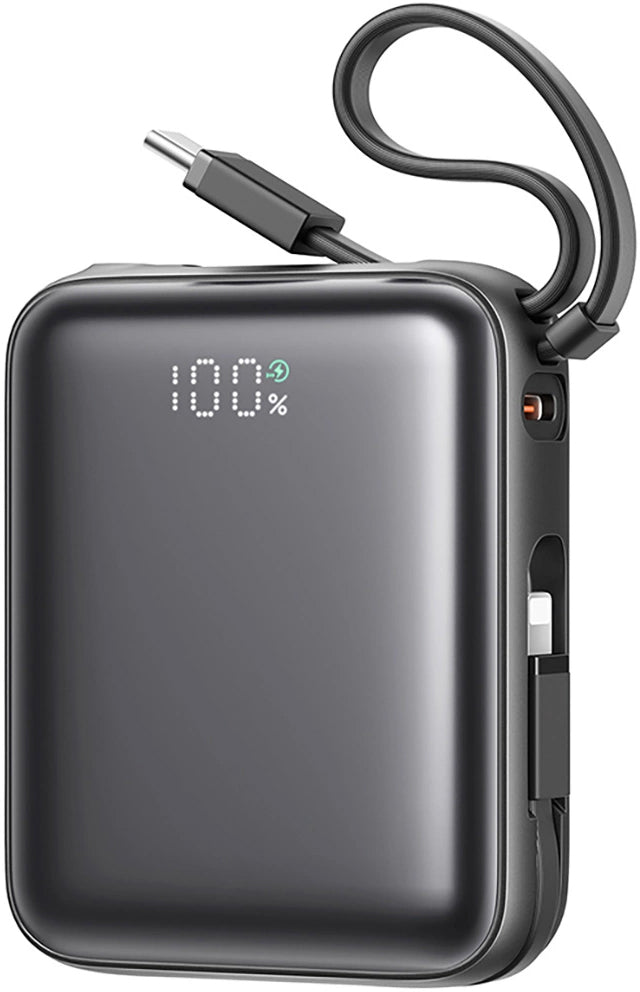 Batteria Esterna Joyroom JR-PBF27, 10000mAh, 22.5W, PD, 1 x Lightning - 2 x USB-C, Nera