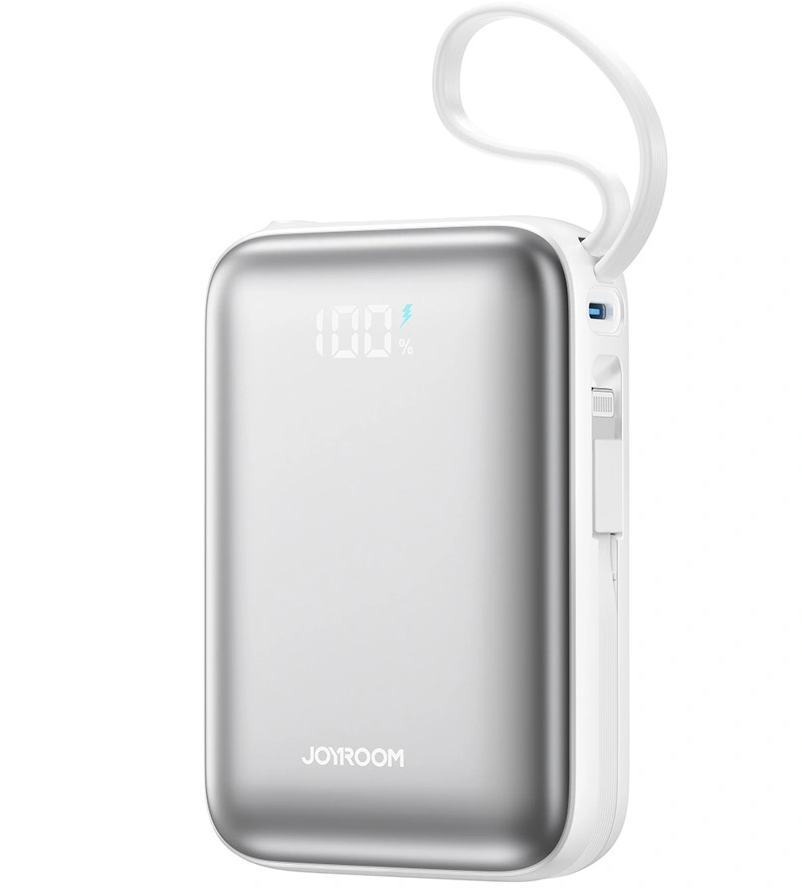Batterie Externe Joyroom JR-PBF29, 20000mAh, 22.5W, QC + PD, 1 x Lightning - 2 x USB-C, Blanche