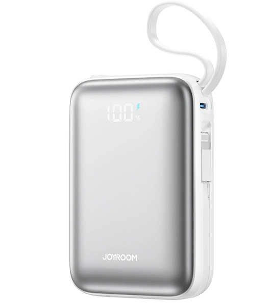 Externer Akku Joyroom JR-PBF29, 20000mAh, 22.5W, QC + PD, 1 x Lightning - 2 x USB-C, Weiß