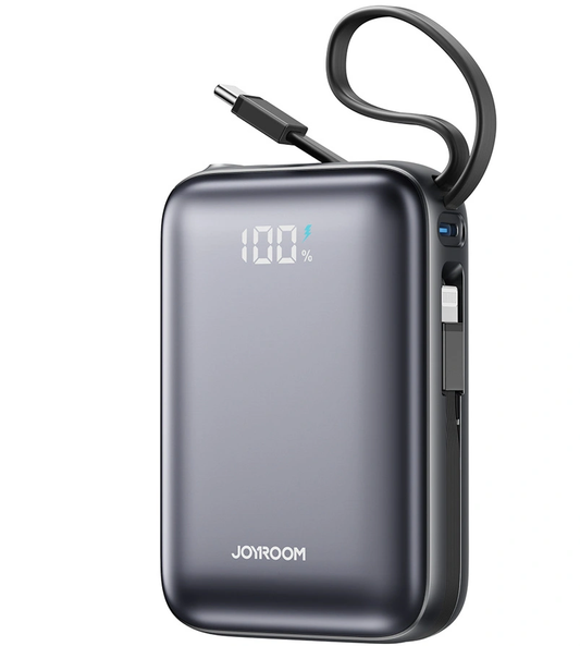Externer Akku Joyroom JR-PBF29, 20000mAh, 22.5W, QC + PD, 1 x Lightning - 2 x USB-C, Schwarz
