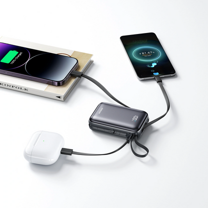 Batterie Externe Joyroom JR-PBF29, 20000mAh, 22.5W, QC + PD, 1 x Lightning - 2 x USB-C, Noire