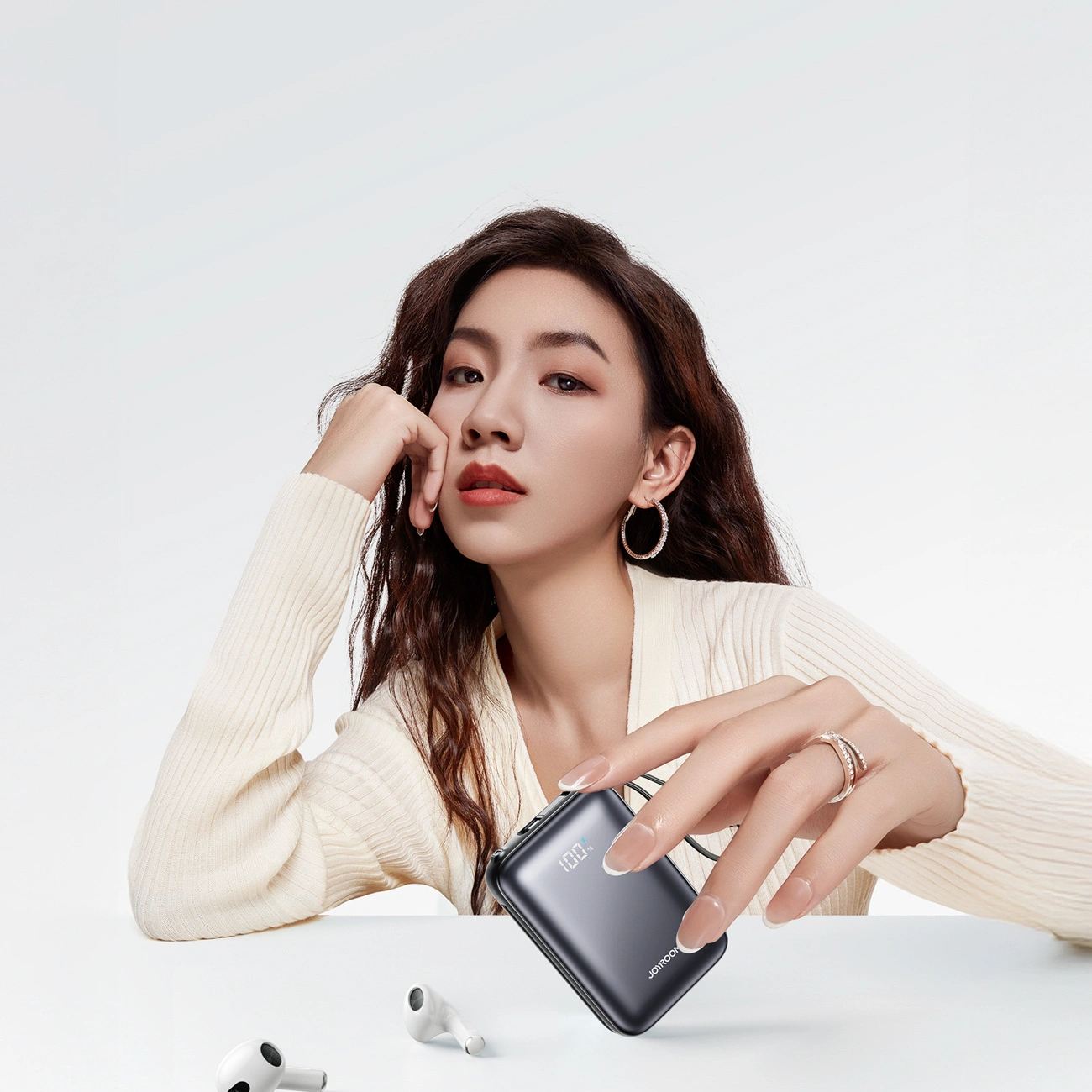 Batterie Externe Joyroom JR-PBF29, 20000mAh, 22.5W, QC + PD, 1 x Lightning - 2 x USB-C, Noire