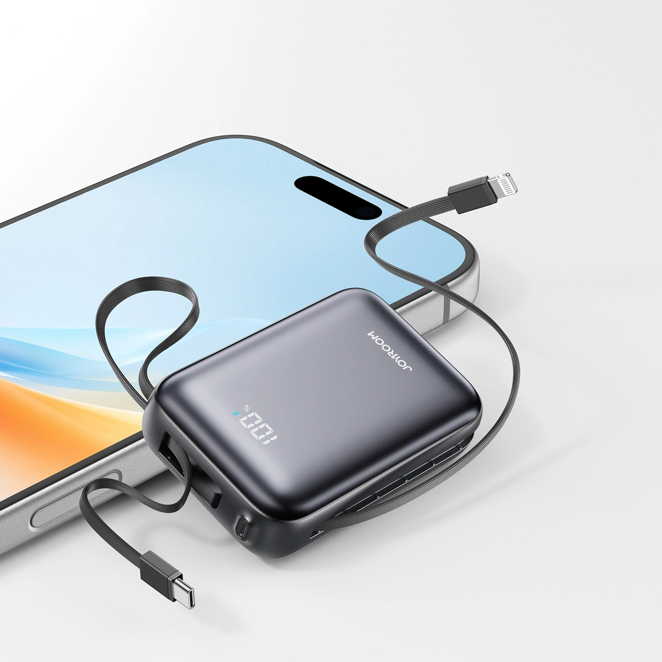 Batterie Externe Joyroom JR-PBF29, 20000mAh, 22.5W, QC + PD, 1 x Lightning - 2 x USB-C, Noire