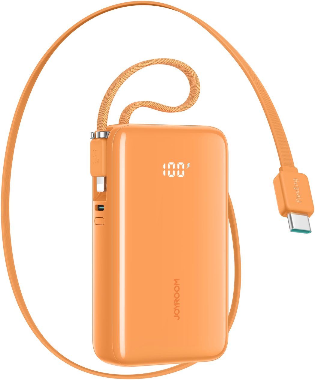 Batterie Externe Joyroom JR-PR2L, 10000mAh, 35W, QC + PD, 1 x Lightning - 2 x USB-C, Orange