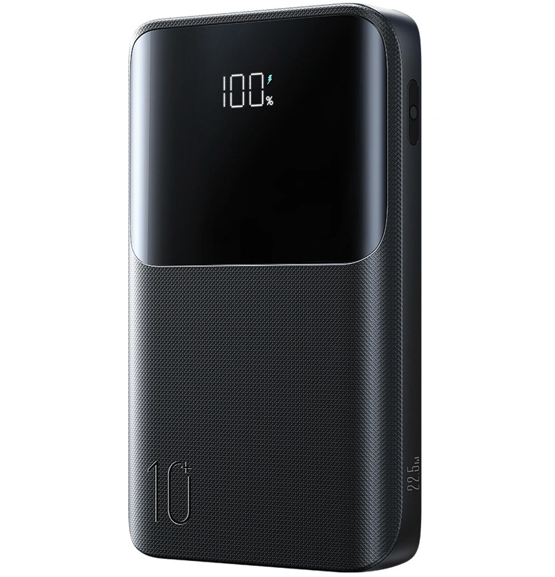Batterie Externe Joyroom JR-QP191, 10000mAh, 22.5W, QC + PD, 1 x USB-A - 2 x USB-C, Noire
