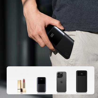 Batterie Externe Joyroom JR-QP191, 10000mAh, 22.5W, QC + PD, 1 x USB-A - 2 x USB-C, Noire