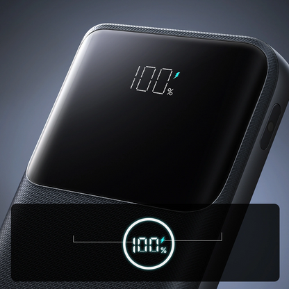 Batterie Externe Joyroom JR-QP191, 10000mAh, 22.5W, QC + PD, 1 x USB-A - 2 x USB-C, Noire