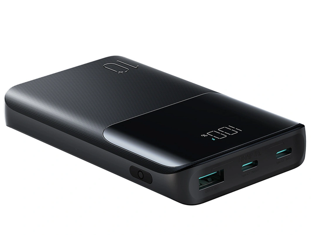 Batterie Externe Joyroom JR-QP191, 10000mAh, 22.5W, QC + PD, 1 x USB-A - 2 x USB-C, Noire