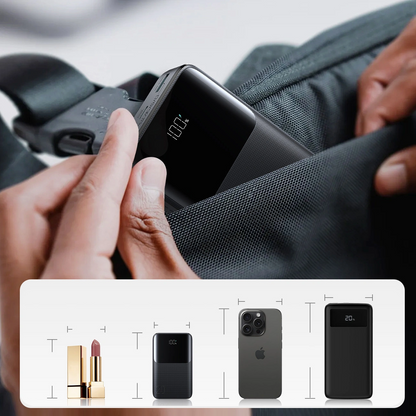 Batterie Externe Joyroom JR-QP192, 20000mAh, 22.5W, QC + PD, 1 x USB-A - 2 x USB-C, Noire