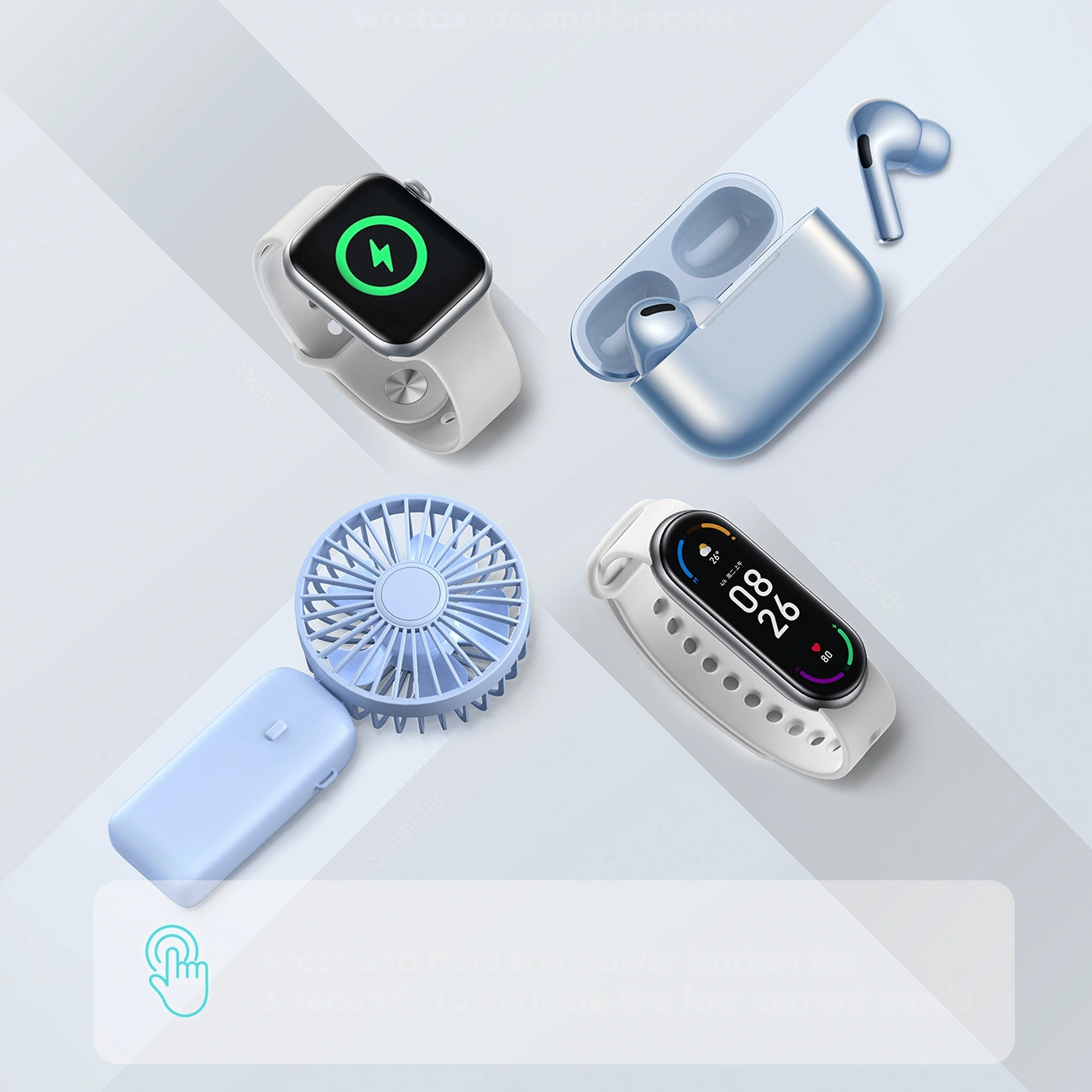 Batterie Externe Joyroom JR-QP192, 20000mAh, 22.5W, QC + PD, 1 x USB-A - 2 x USB-C, Noire