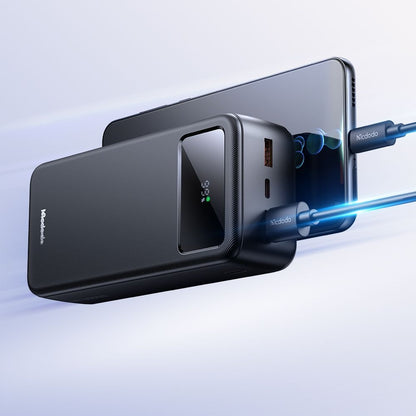 Batterie Externe McDodo MC-4240, 30000mAh, 22.5W, QC + PD, 2 x USB-A - 1 x USB-C, Noire