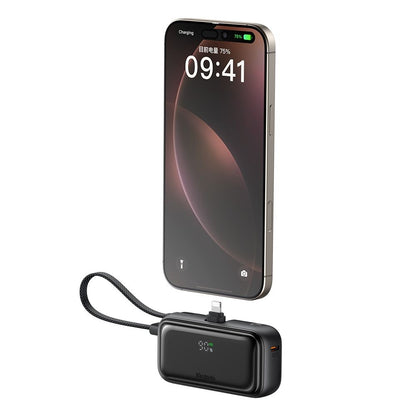 Batterie Externe McDodo MC-7800 Freekit, 5000mAh, 22.5W, PD, 1 x Lightning - 2 x USB-C, Noire