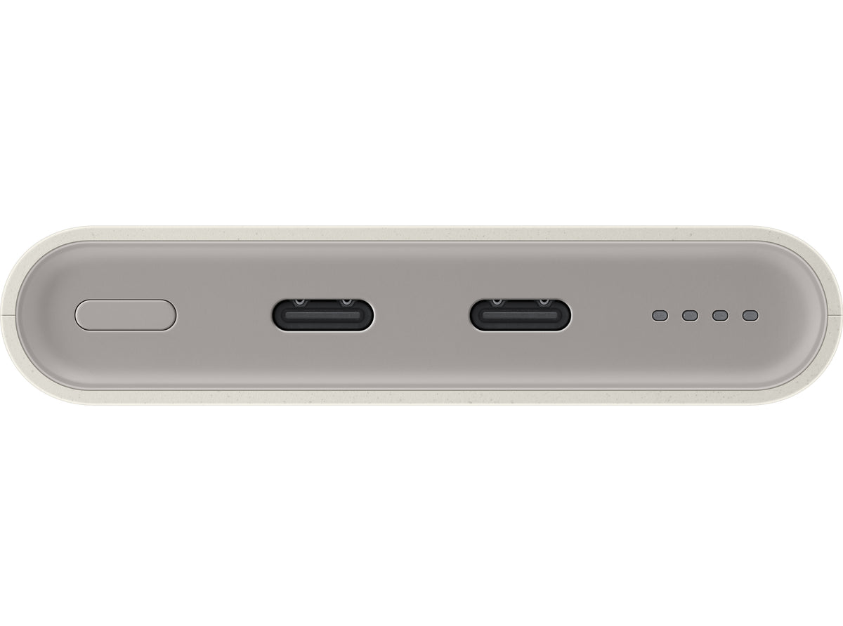 Batteria Esterna Samsung, 10000mAh, 25W, PD, 2 x USB-C, Beige, Ricondizionata EB-P3400XUEGEU