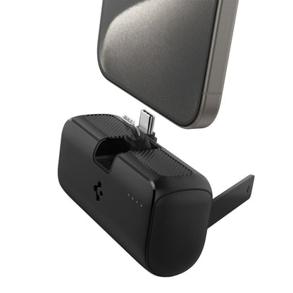 Externer Akku Spigen, 5000mAh, 22.5W, PD, 1 x USB-C, Schwarz