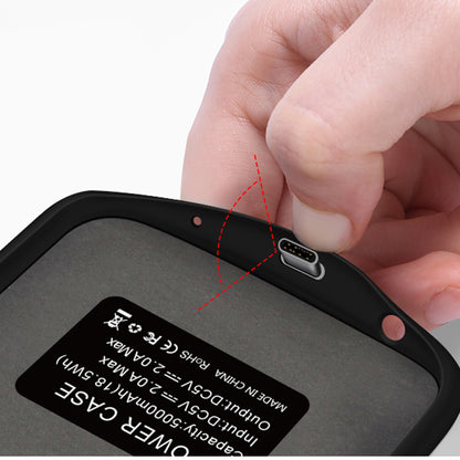 Batteria Esterna Tipo Custodia Techsuit Power Pro Battery per Huawei P30 Pro New Edition / P30 Pro, 5000mAh, Nera