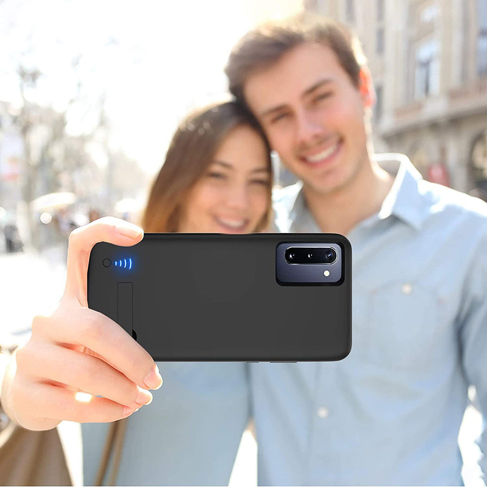 Batteria Esterna Tipo Custodia Techsuit Power Pro Battery per Samsung Galaxy Note 10 5G N971 / Note10 N970, 5000mAh, Nera