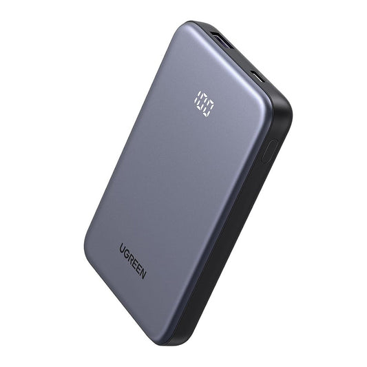 Batterie Externe UGREEN 75131B, 10000mAh, 22.5W, QC + PD, 1 x USB-A - 1 x USB-C, Gris