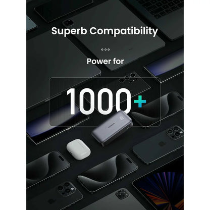 Batteria Esterna UGREEN PB502, 10000mAh, 30W, QC + PD, 1 x USB-A - 1 x USB-C, Grigio