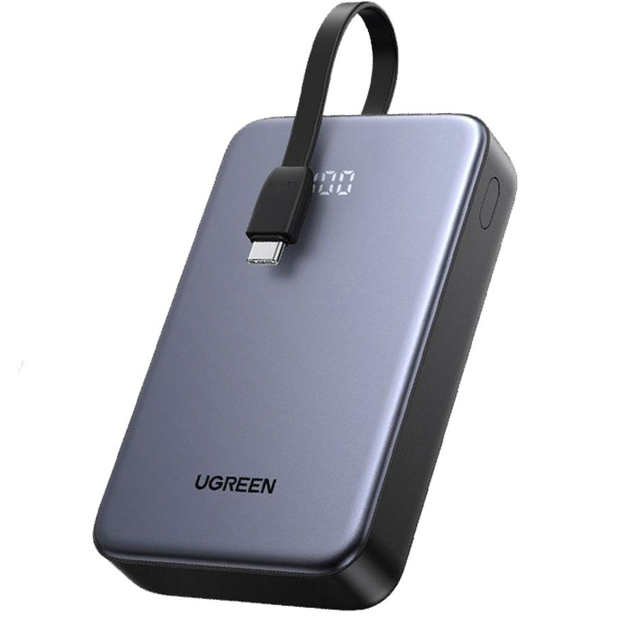 Batterie Externe UGREEN PB505, 20000mAh, 22.5W, QC + PD, 1 x USB-A - 2 x USB-C, Gris