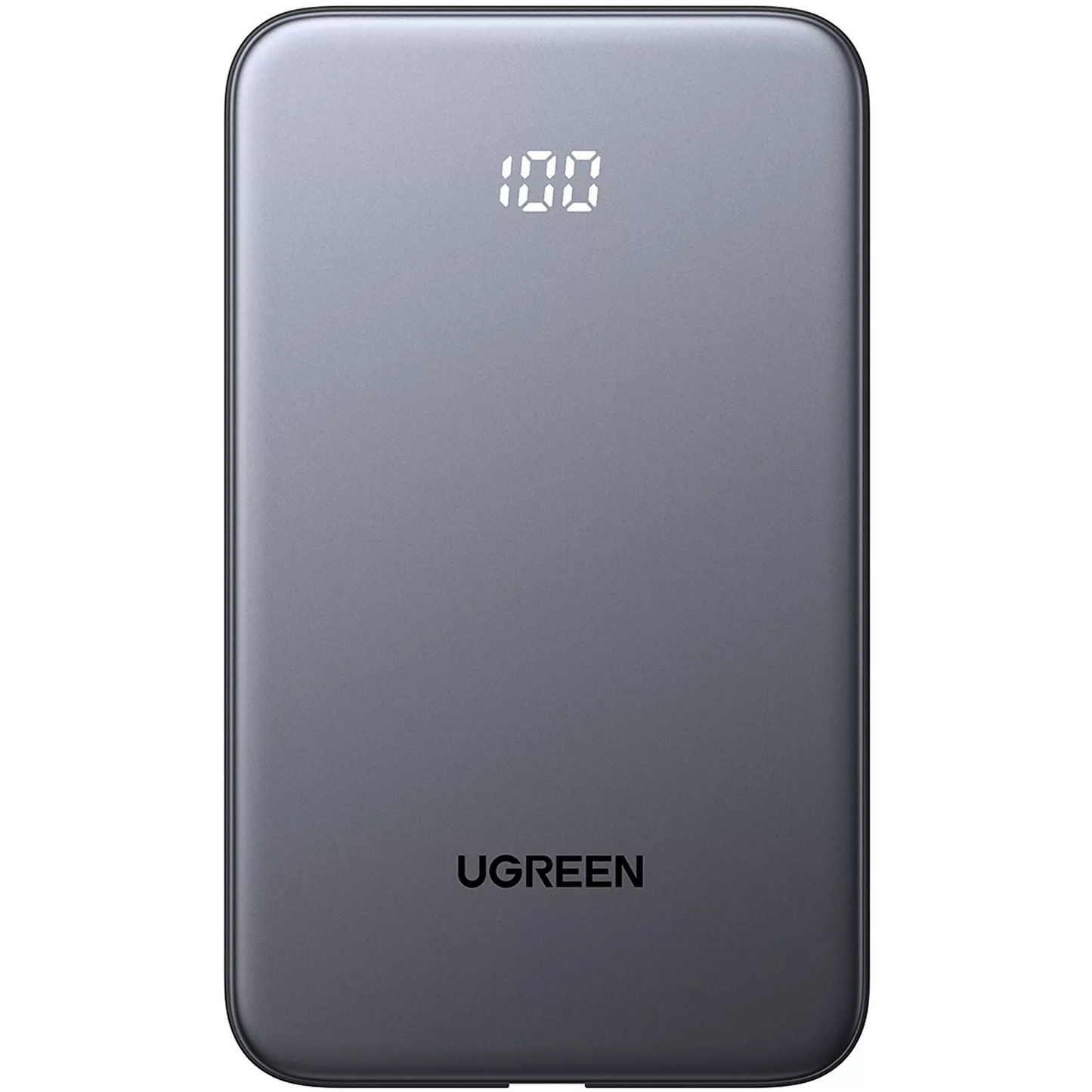 Externe Batterie UGREEN PB526 (75161B), 10000mAh, 20W, QC + PD, 1 x USB-A - 2 x USB-C, Grau