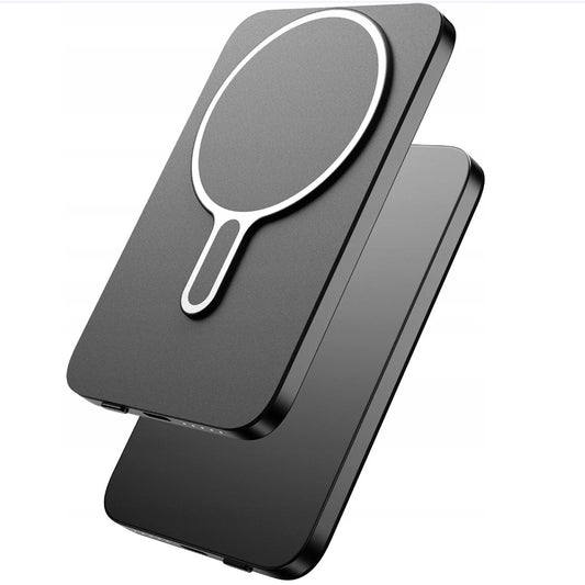 Batterie Externe Sans Fil 3MK MagSnap Go, 5000mAh, 20W, PD + FQI, 1 x QI - 1 x USB-C, Gris