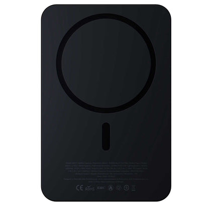 Batterie Externe Sans Fil 3MK MagSynergy Ni+, 5000mAh, 22.5W, PD + FQI, 1 x QI - 1 x USB-C, Noire