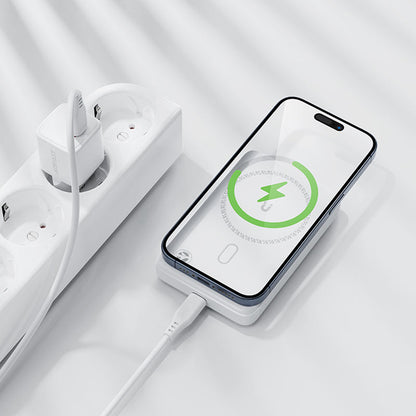Batteria Esterna Wireless Acefast M26, 10000mAh, 20W, PD + FQI, 1 x QI - 1 x USB-C, Bianca