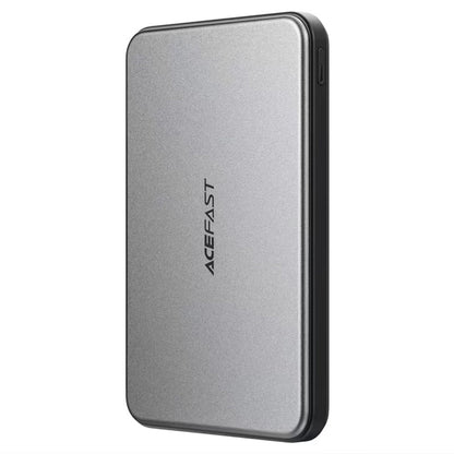 Batteria Esterna Wireless Acefast M30, 5000mAh, 20W, PD + FQI, 1 x QI - 2 x USB-C, Nera