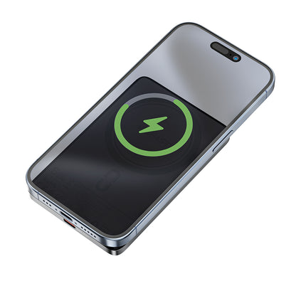 Batteria Esterna Wireless Acefast M8, 5000mAh, 18W, PD + FQI, 1 x QI - 1 x USB-C, Nera