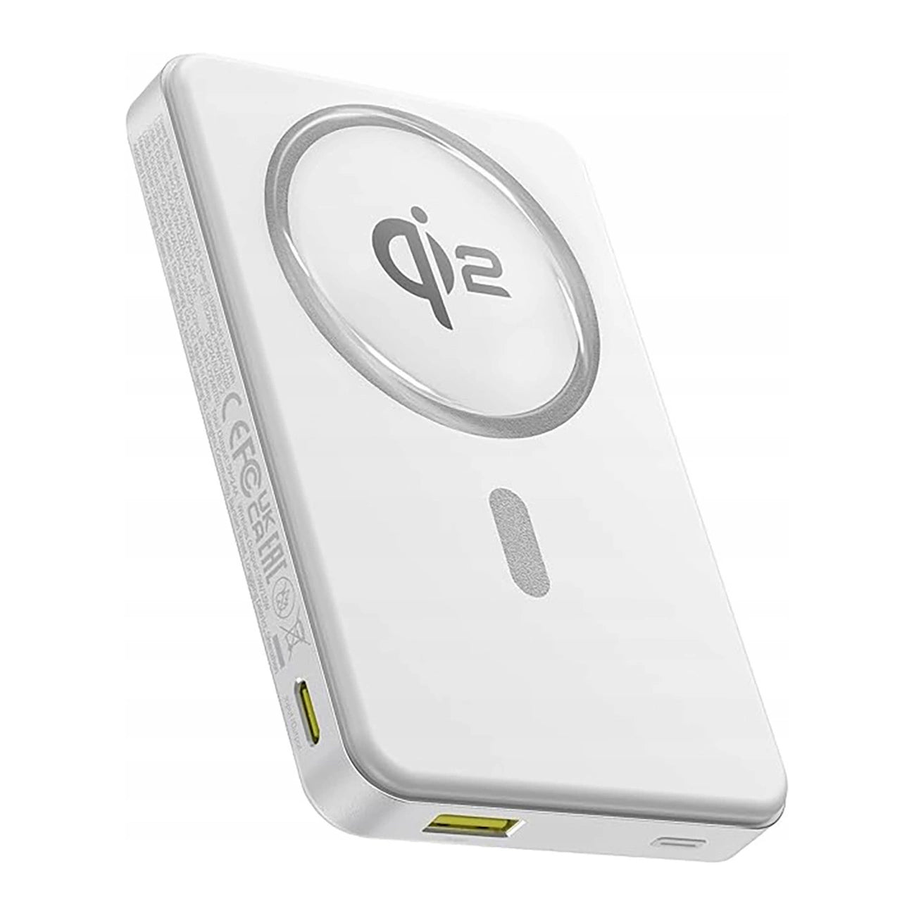 Externer Wireless-Akku Baseus Airpow2 Qi2, 10000mAh, 22.5W, QC + PD + FQI, 1 x QI - 1 x USB-A - 1 x USB-C, Weiß P10080000213-00