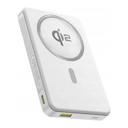 Externer Wireless-Akku Baseus Airpow2 Qi2, 10000mAh, 22.5W, QC + PD + FQI, 1 x QI - 1 x USB-A - 1 x USB-C, Weiß P10080000213-00