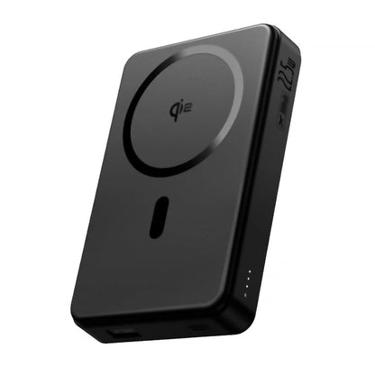 Externer Wireless-Akku Baseus Airpow2 Qi2, 10000mAh, 22.5W, QC + PD + FQI, 1 x QI - 1 x USB-A - 1 x USB-C, Schwarz P10080000123-00