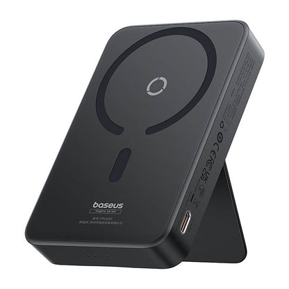 Externer Wireless-Akku Baseus MagPro PPCXZ05, 5000mAh, 20W, PD + FQI, 1 x QI - 1 x USB-C, Schwarz P10064101123-00