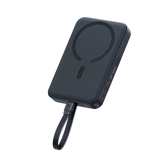 Batterie Externe Sans Fil Baseus EnerFill FM11 Magnétique, 10000mAh, 30W, PD + FQI, 1 x QI - 2 x USB-C, Noire E0028904
