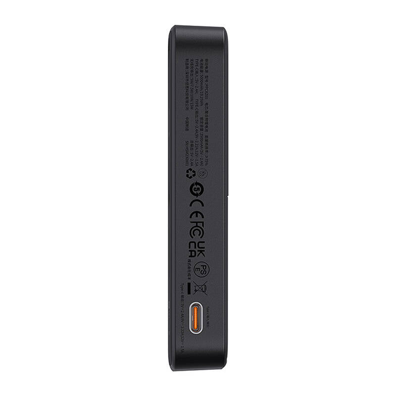 Externer Wireless-Akku Baseus MagPro PPCXZ05, 5000mAh, 20W, PD + FQI, 1 x QI - 1 x USB-C, Schwarz P10064101123-00