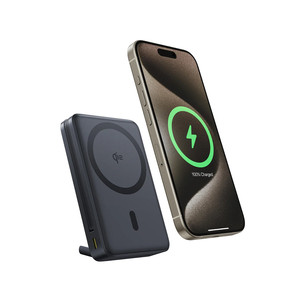 Batterie Externe Sans Fil Baseus Nomos, 10000mAh, 45W, PD + FQI, 1 x QI - 2 x USB-C, Noire P10078800123-00