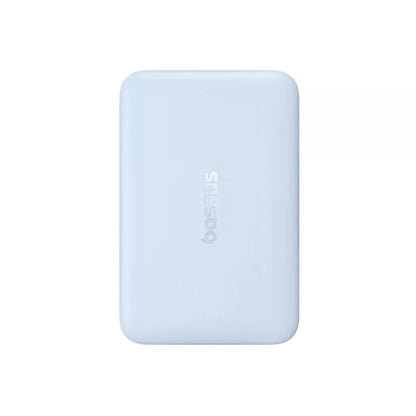 Kabellose Externe Batterie Baseus EnerFill FM11 Ultra-Mini, 10000mAh, 22,5W, PD + FQI, 1 x QI - 1 x USB-C, Blau P1008210E313-00