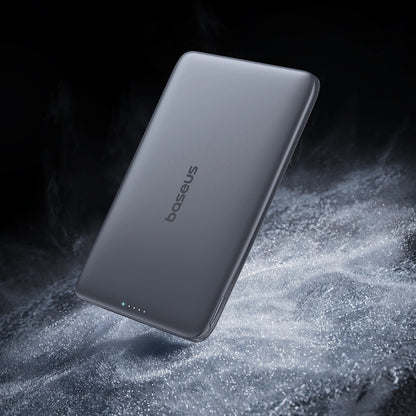 Batterie Externe Sans Fil Baseus PicoGo AM41, 5000mAh, 20W, PD + FQI, 1 x QI - 1 x USB-C, Gris P1007680C813-00