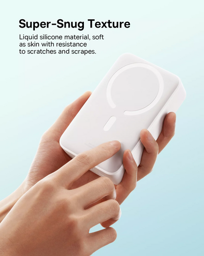 Kabellose Powerbank Baseus EnerFill FM41 Mini, 20000mAh, 20W, PD + FQI, 1 x QI - 1 x USB-C, Weiß E0027U01