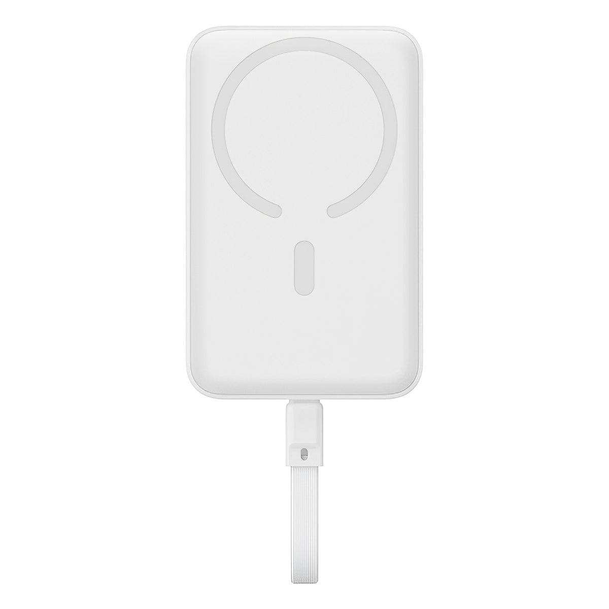 Batterie Externe Sans Fil Baseus Magnetic Mini, 10000mAh, 30W, PD + FQI, 1 x QI - 2 x USB-C, Blanche P1002210B223-00