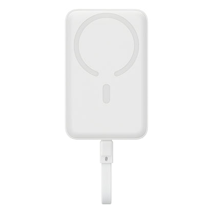 Batterie Externe Sans Fil Baseus Magnetic Mini, 10000mAh, 30W, PD + FQI, 1 x QI - 2 x USB-C, Blanche P1002210B223-00