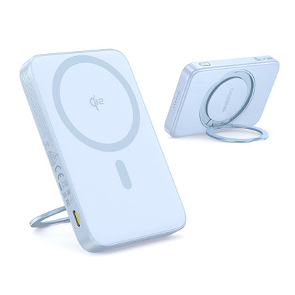 Batterie Externe Sans Fil Baseus PicoGo, 5000mAh, 20W, PD + FQI, 1 x QI - 1 x USB-C, Bleue P10076800313-00