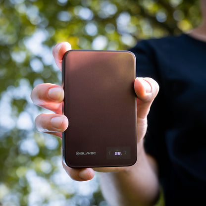 Batterie externe sans fil Blavec BJ-04 Slim, 10000 mAh, 22,5 W, PD + FQI, 1 x QI - 1 x USB-C, violet