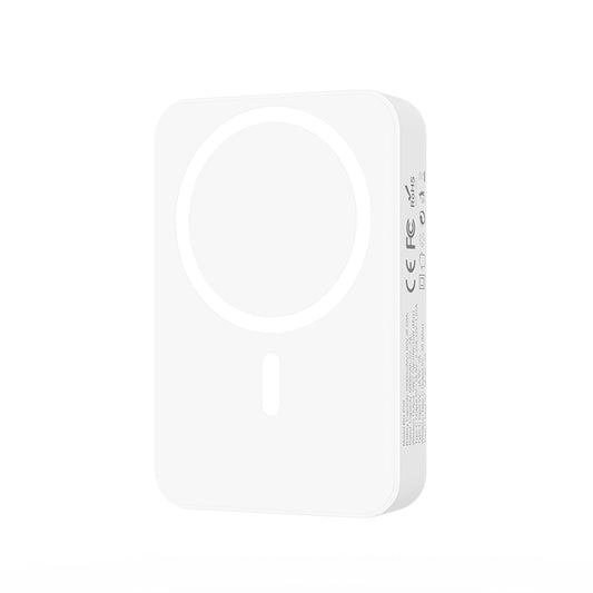 Externer Wireless-Akku BWOO BO-P59, 10000mAh, 20W, PD + QI, 1 x QI - 1 x USB-C, Weiß