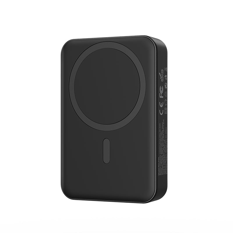 Externer Wireless-Akku BWOO BO-P59, 10000mAh, 20W, PD + FQI, 1 x QI - 1 x USB-C, Schwarz