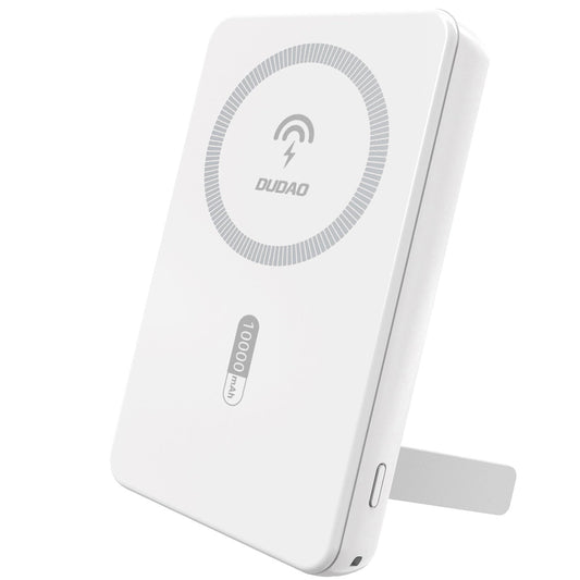 Externer Wireless-Akku Dudao K14S+, 10000mAh, 22.5W, QC + PD + FQI, 1 x QI - 1 x USB-A - 1 x USB-C, Weiß
